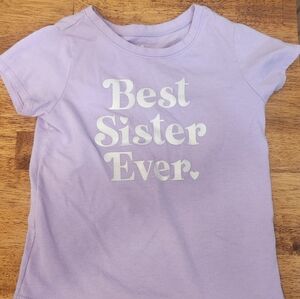 Garanimals Lavender 'Best Sister Ever' Tee